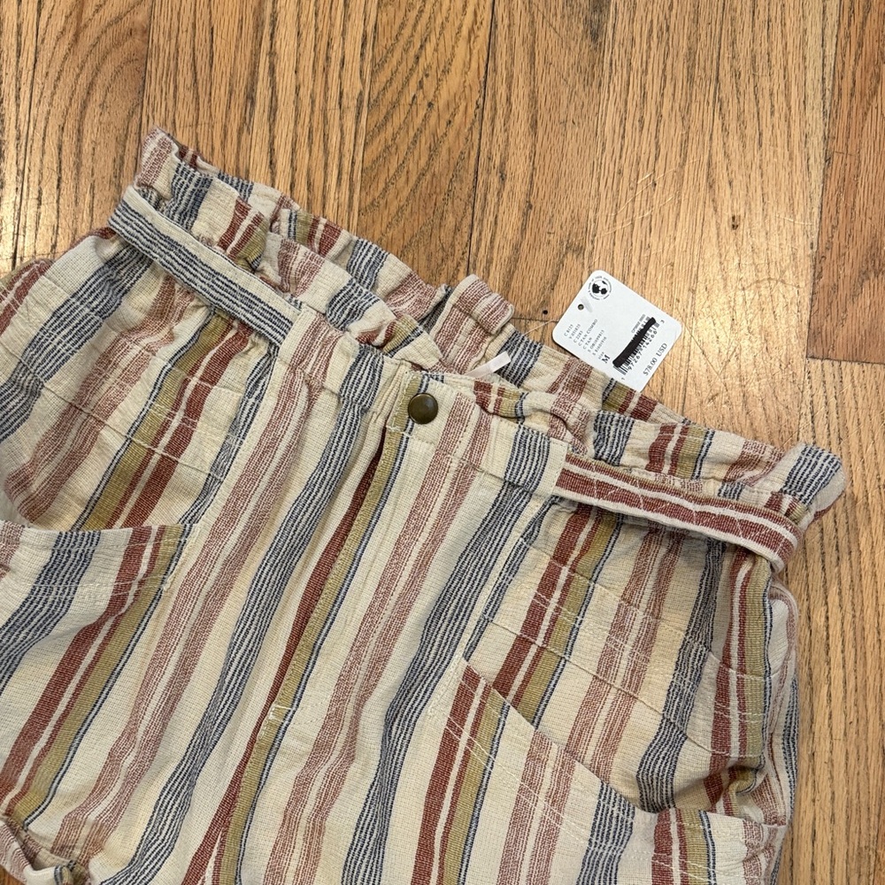 Free People Multicolor Striped High Waist Shorts - Picture 13 of 13